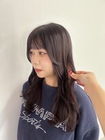 ラーム 福岡香椎店(rame) レイヤーカット、色落ち透明感カラー