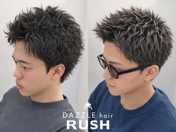 ダズルヘアラッシュ(DAZZLE hair RUSH)の写真/《*扱いやすいショートヘアに*》一人ひとりに合わせた毛量・質感調整で、誰でも簡単スタイリング◎[me's]