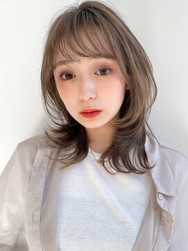 アグノス 青山(Agnos) 美髪ミルクティーブロンドくせ毛風カールナチュラルカール