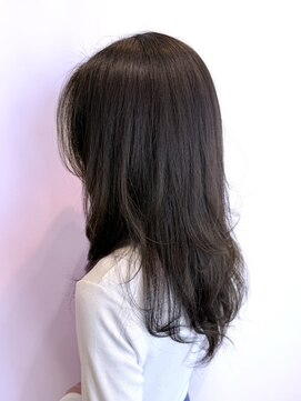 ヘア イノウエ HAIR INOUE ◇ ロングレイヤー/ラベンダーベージュ/白髪ぼかし ◇