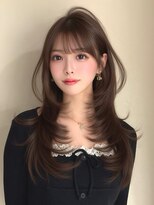 マウル トーキョー 銀座(MAEUL TOKYO)&nbsp;卵型似合わせ韓国前髪カット　ワンホンレイヤー　【銀座】