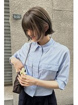 ニール 名古屋 伏見 丸の内(NEELU)&nbsp;【RIE】ブリーチなしダブルカラーでつくるオリーブベージュ