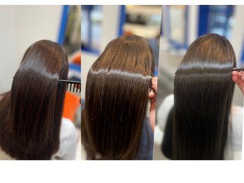 カルマ ヘアー(calma hair)の写真/“素髪のように柔らかく、ずっと触れていたくなる艶髪。”