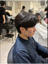 ビカム 名駅EAST(become) 曲がるメンズ縮毛矯正×毛流れフェザーショート/名古屋/栄