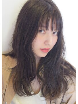 クリアー オブ ヘアー 藤が丘店(clear OF HAIR) パッツン前髪×ヌーディウェーブ