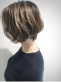 ハイトーン白髪染め×ハイライト×白髪ぼかし×イルミナ