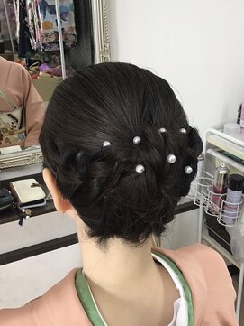 フラワー(Flower) アップヘア♪