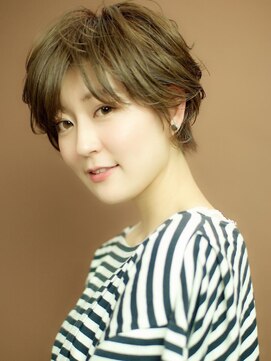 ベック ヘアサロン(BEKKU hair salon) 別宮聖一　パーマでスタイリングが簡単な大人ショート