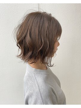 トリート 西船橋店(TREAT) 切りっぱなしボブ×ラフウェーブ _西船橋/西船橋駅