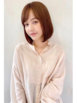 レイラバイアフロート 吉祥寺(Lila by afloat) おさまり抜群つるんとボブ【アフロート吉祥寺 緒方】