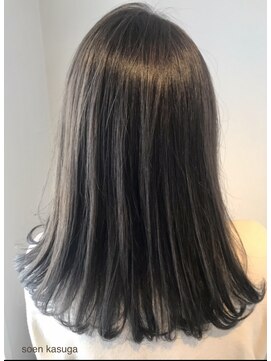 ソーエン バイ ヘッドライト 春日店(soen by HEADLIGHT) ノンブリーチ　ブルーグレージュ