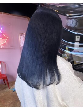 ワーカー ミミ(worker MIMI) 艶ネイビーブルー