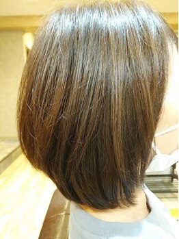 リアンヘアサロン(Lian hair salon)の写真/【岐阜/岐阜市】髪や肌へのダメージを最小限に抑えたグレイカラーで、染める度綺麗な髪に!ハリやコシもUP◎