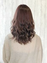 エアービジュー(Air Bijou)&nbsp;ゆるふわ波ウェーブ×美髪3Dカラーピンクパープル