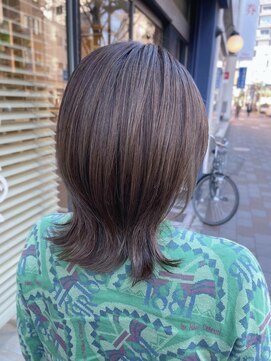 バレッタ(Barretta by neolive) 脱白髪染め☆白髪ぼかしハイライト×くびれウルフ