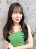 韓国風前髪×レイヤーカット【髪質改善/新宿/レイヤーカット】