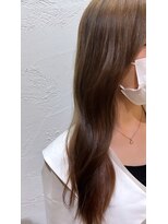 アジールヘア 池袋東口店(agir hair)&nbsp;オリーブベージュジェルカラー大人かわいい池袋目白