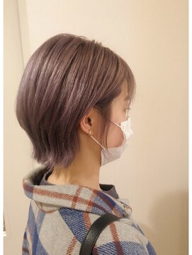 ステラ 吉祥院(stella) 丸みショート☆ラベンダーアッシュ/30代40代