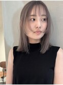 ハイトーン ミディアムボブ*