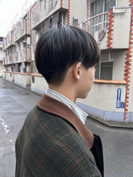 オムファミーユラグ(homme, famille raugh) さらさら刈り上げマッシュ