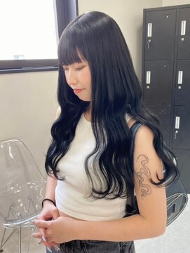 ベレーザシェルト(Beleza scelto) 10042ニュアンスカラー黒髪アッシュブラック韓国シールエクステ