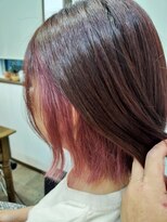 ミリヘアー(mirihair)&nbsp;ピンクのインナーカラー