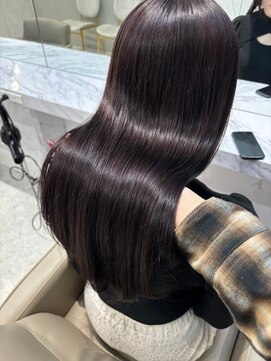 ジーナ 札幌(Zina) 美髪*髪質改善*艶髪*暗髪*ラベンダーグレージュ【Zina札幌】