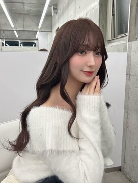 フォンズ(FONS) グレージュカラー/韓国くびれヘア/ロングレイヤー/学割