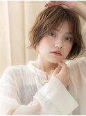細めハイライト抜け感ひし形フェザーショート309W上尾20代30代