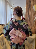 ヘアーメイクサロン ソエル(Sowelu) 浴衣アレンジ　シニヨン