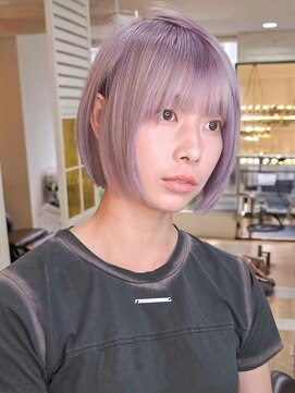 バイエイト(X８) 【透明感溢れる上品な私】ラベンダーベージュ×ミニボブ『小川』