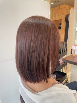 髪質改善/顔周りレイヤーカット/グレージュ[千葉/千葉駅]