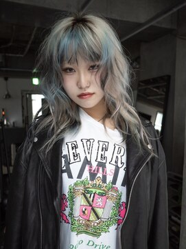 ギークス(GEEKS) 【GEEKS渋谷】渋谷/お任せデザインカラー/ハッシュカット/ウルフ