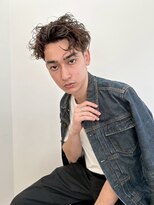 アワーズ 南青山(Our's)&nbsp;ブルーブラック/フェザーパーマ/スパイキーショート[南青山]