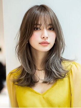 ダル 渋谷/表参道(DAL.) レイヤーカット髪質改善カラーブリーチなしダブルカラー韓国