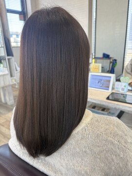 ブレスバイファースト 富谷店(Breath by first) 艶のあるストレートスタイル!