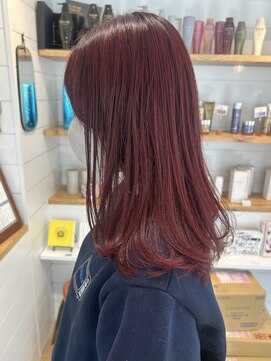 バズ(BUZZ) ブリーチなしチェリーピンク★秋山