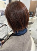 【HAIR lala+】 #透明感カラー #アプリコットオレンジ