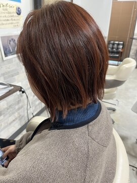 ヘアーララプラス(HAIR lala＋) 【HAIR lala+】 #透明感カラー #アプリコットオレンジ