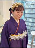 袴着付け/袴/卒業式着付け/着物/袴着付/袴ヘアセット/袴ヘア