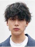 渋谷波巻きシャドウパーマツイストスパイラルアクティブショート