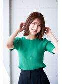 ALORBで叶える質感向上◎柔らかニュアンスボブ