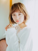 ココカラーアンドカット マルナカ福富店(CoCo Color&Cut)&nbsp;ボブレイヤー/ミルクティーベージュ☆30代40代50代60代