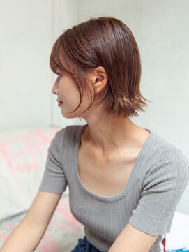 アラワラブルー(arrawarra blue) 切りっぱなしボブ/20代/30代/40代/50代/倉敷/白楽町