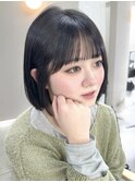  &nbsp;&nbsp;&nbsp;顔まわりで差がつく垢抜けボブ