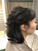ノラ(Norah)&nbsp;編み込みハーフアップ