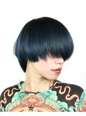 ネイビーヘアカラー