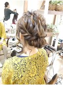 結婚式シニヨンアレンジ【ヘアアレンジ  立川/立川南/八王子】