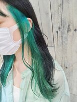 トムキャット(TOM CAT)&nbsp;ターコイズグリーンdeバンクカラー×インナーカラー