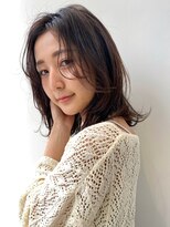 ノク(nok)&nbsp;くびれミディアム_エアリーミディホワイトアッシュ